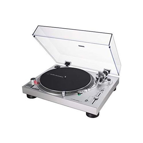 오디오테크니카 [아마존베스트]Audio-Technica AT-LP120XUSB Direct-Drive Turntable (Analog & USB), Silver, Hi-Fidelity, Plays 33 -1/3, 45, and 78 RPM Records, Convert Vinyl to Digital, Anti-Skate Control, Variabl