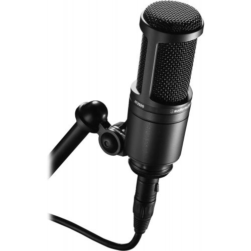 오디오테크니카 [아마존베스트]Audio-Technica AT2020 Cardioid Condenser Studio XLR Microphone, Black