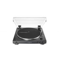 Audio-Technica AT-LP60XBT-BK Fully Automatic Bluetooth Belt-Drive Stereo Turntable, Black, Hi-Fidelity, Plays 33 -1/3 and 45 RPM Vinyl Records, Dust Cover, Anti-Resonance, Die-cast
