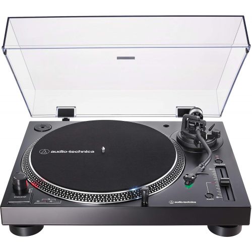 오디오테크니카 Audio-Technica AT-LP120XUSB Direct-Drive Turntable (Analog & USB), Black, Hi-Fidelity, Plays 33 -1/3, 45, and 78 RPM Records, Convert Vinyl to Digital, Anti-Skate Control, Variable