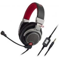 audio-technica ATHPDG1 Open-Air Premium Gaming Headset, Red/Gray/Black