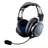 Audio-Technica ATH-G1WL Premium Wireless Gaming Headset for Laptops, PCs, & Macs, 2.4GHz, 7.1 Surround Sound Mode, USB Type-A, Black, Adjustable