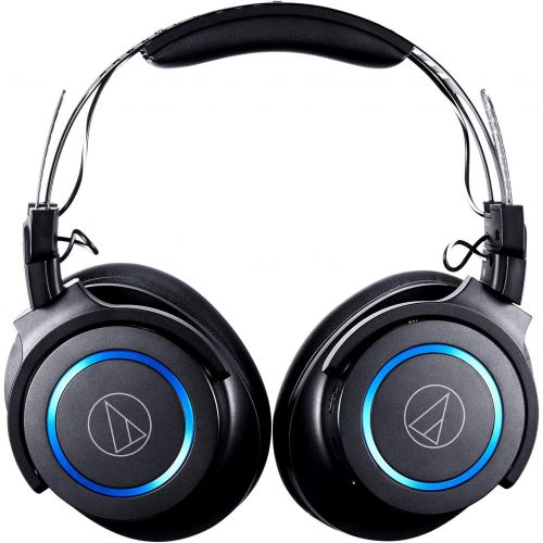 오디오테크니카 Audio-Technica ATH-G1WL Premium Wireless Gaming Headset for Laptops, PCs, & Macs, 2.4GHz, 7.1 Surround Sound Mode, USB Type-A, Black, Adjustable