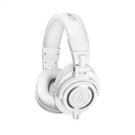 Audio-Technica ATH-M50XWH Professional Studio Monitor Headphones, White