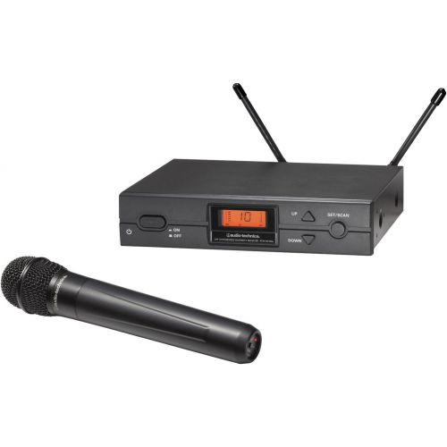 오디오테크니카 Audio-Technica 2000 Series Wireless System Audio Technica 2000 Series Handheld System (ATW-2120BI), Black