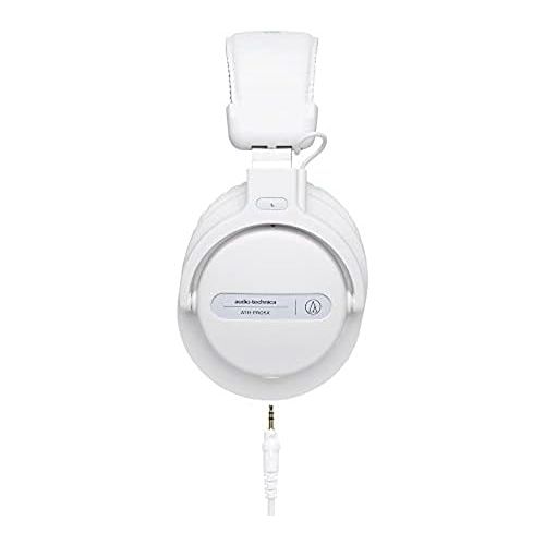 오디오테크니카 Audio-Technica ATH-PRO5XWH Professional Closed-Back Dynamic Over-Ear DJ Monitor Headphones, White