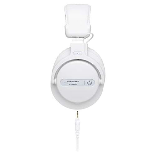 오디오테크니카 Audio-Technica ATH-PRO5XWH Professional Closed-Back Dynamic Over-Ear DJ Monitor Headphones, White