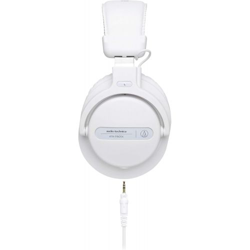 오디오테크니카 Audio-Technica ATH-PRO5XWH Professional Closed-Back Dynamic Over-Ear DJ Monitor Headphones, White