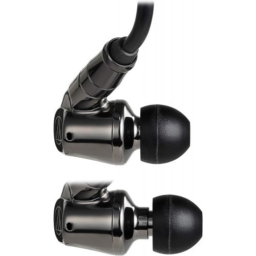 오디오테크니카 Audio-Technica ATH-IEX1 Hi-Res in-Ear Headphones, Black, Adjustable