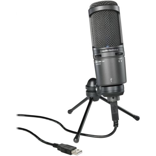 오디오테크니카 Audio-Technica AT2020USB Plus Condenser Microphone with Pop Filter