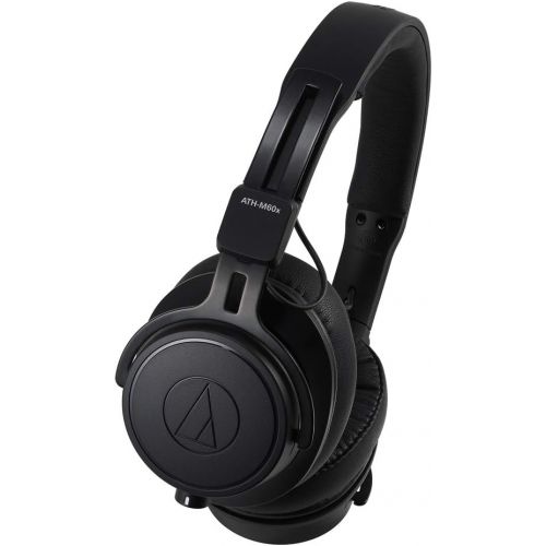 오디오테크니카 Audio-Technica ATH-M60X On-Ear Closed-Back Dynamic Professional Studio Monitor Headphones