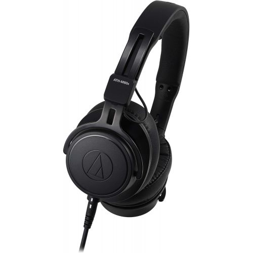 오디오테크니카 Audio-Technica ATH-M60X On-Ear Closed-Back Dynamic Professional Studio Monitor Headphones