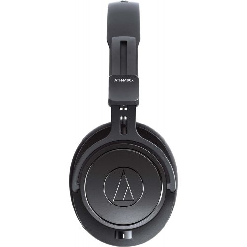 오디오테크니카 Audio-Technica ATH-M60X On-Ear Closed-Back Dynamic Professional Studio Monitor Headphones