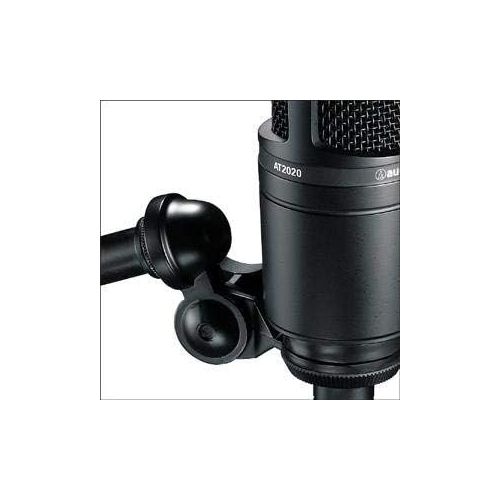 오디오테크니카 Audio Technica AT2020PK Studio Microphone with ATH-M20x, Boom - XLR Cable Streaming/Podcasting Pack and PreSonus AudioBox USB 96 Audio Interface with Eris 3.5 Pair Studio Monitors