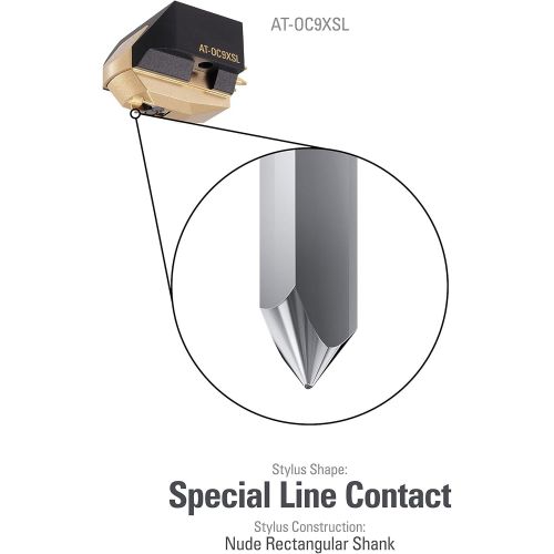 오디오테크니카 Audio-Technica AT-OC9XSL Dual Moving Coil Cartridge with Special Line Contact Stylus