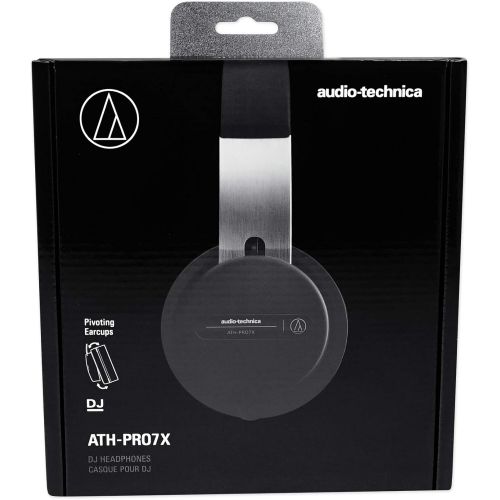 오디오테크니카 Audio Technica ATH-PRO7X On-Ear Audiophile High-Fidelity Headphones 45mm Drivers
