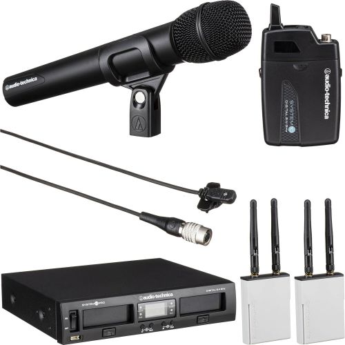 오디오테크니카 Audio-Technica System 10 Pro Digital Wireless Digital Lavalier/Handheld Combo (ATW-1312/L)