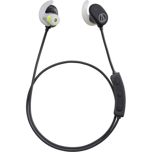 오디오테크니카 Audio-Technica ATH-SPORT60BTBK SonicSport Wireless in-Ear Headphones, Black