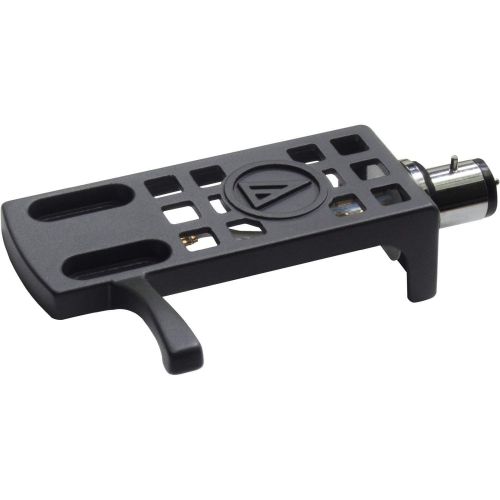 오디오테크니카 Audio-Technica AT-HS10SV 1/2 Universal Headshell for 4-Pin Turntable Cartridges, Silver