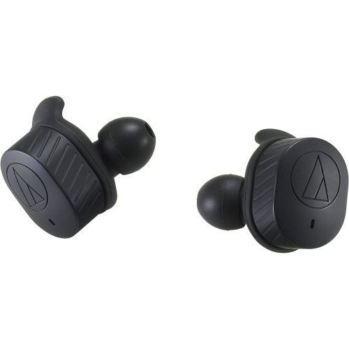 오디오테크니카 Audio-Technica ATH-SPORT7TWBK SonicSport Wireless In-Ear Headphones, Black