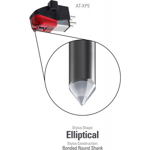 오디오테크니카 Audio-Technica AT-XP5 1/2 Mount Elliptical DJ Turntable Cartridge