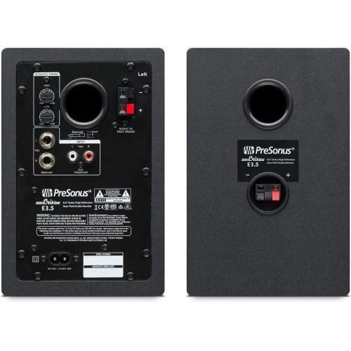 오디오테크니카 Audio-Technica AT-LP120XUSB USB Turntable Black with Presonus Eris 3.5 Monitors (Pair) and Knox Vinyl Record Cleaning Kit