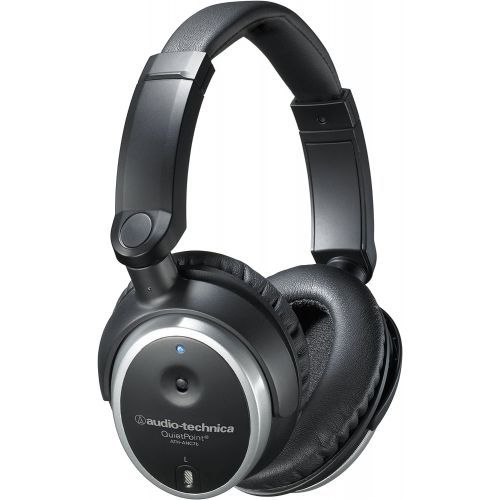 오디오테크니카 Audio-Technica ATH-ANC7B QuietPoint Active Noise-Cancelling Closed-Back Headphones, Wired