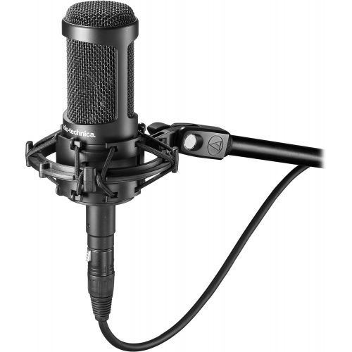 오디오테크니카 Audio-Technica AT2035 Microphone bundle with Knox Gear Pop Filter, Boom Arm and XLR Cable