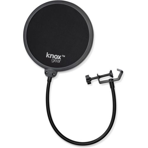 오디오테크니카 Audio-Technica AT2005USB Dynamic Handheld USB/XLR Microphone with Knox Gear Pop Filter, Boom Scissor Arm and Shock Mount