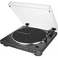 Audio-Technica AT-LP60X-BK Fully Automatic Belt-Drive Stereo Turntable, Black, Hi-Fi, 2 Speed, Dust Cover, Anti-Resonance, Die-Cast Aluminum Platter