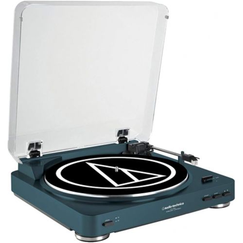 오디오테크니카 Audio-Technica AT-LP60RD-BT Fully Automatic Bluetooth Wireless Belt-Drive Stereo Turntable, Red