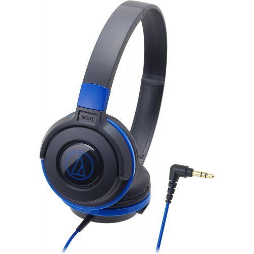 오디오테크니카 Audio Technica STREET MONITORING Portable Headphone Black Blue ATH-S100 BBL (Japan Import)