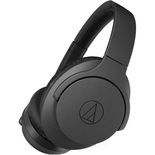 오디오테크니카 Audio-Technica ATH-ANC700BTBK Wireless Noise-Canceling Headphones (Black) Bundle with Knox Gear Aluminum Stand and Protective Case (3 Items)