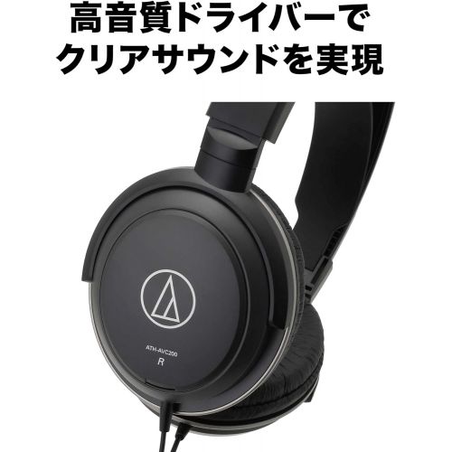 오디오테크니카 Audio-Technica ATH-AVC200 SonicPro Over-Ear Closed-Back Dynamic Headphones Black