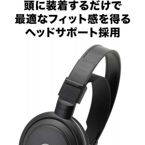 오디오테크니카 Audio-Technica ATH-AVC200 SonicPro Over-Ear Closed-Back Dynamic Headphones Black