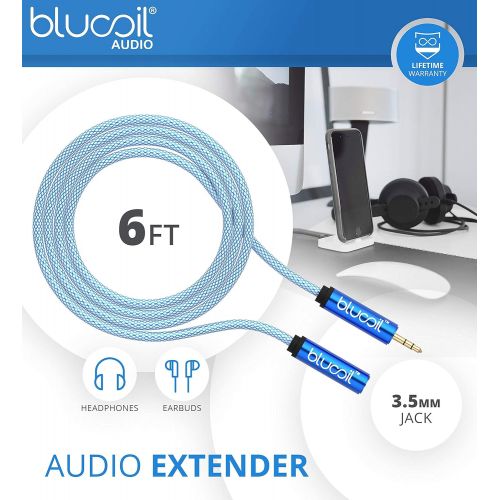 오디오테크니카 Audio-Technica ATH-M40x Professional Studio Monitor Headphones with Cutting Edge Engineering, 90 Degree Swiveling Earcups Bundle with Blucoil 4-Channel Headphone Amplifier and 6 3.