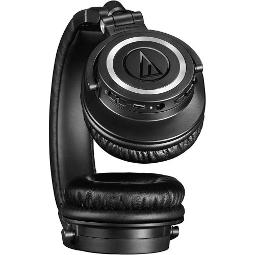 오디오테크니카 Audio-Technica ATHM50XBT Wireless Bluetooth Over-Ear Headphones, Black