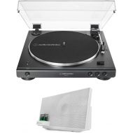 Audio-Technica AT-LP60XBT-BK Fully Automatic Bluetooth Belt-Drive Turntable Bundle with Knox Gear Hyperion Vacuum Tube Bluetooth 5.0 Speaker System (2 Items)