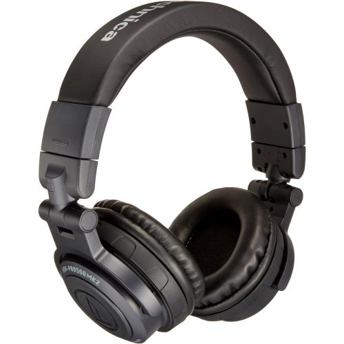 오디오테크니카 Audio Technica ATH-PRO500MK2 BK Black DJ Monitor Headphones (Japan Import)