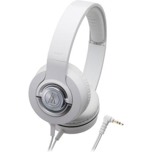 오디오테크니카 Audio Technica Solid Bass ATH-WS33X Closed-back Dynamic Headphones, White