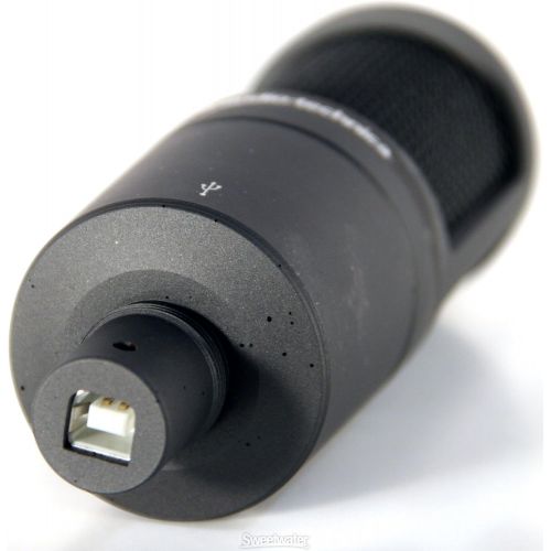 오디오테크니카 Audio-Technica AT2020USB Cardioid Condenser USB Microphone (Discontinued),black