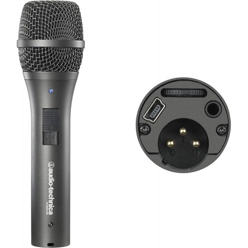 오디오테크니카 Audio-Technica AT2005USB Cardioid Dynamic USB/XLR Microphone for PA Systems, Windows and Mac Bundle with Blucoil Pop Filter, 6 Dimmable Selfie Ring Light, and 3-FT USB 2.0 Type-A E