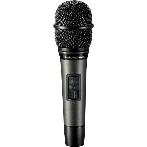 오디오테크니카 Audio-Technica Hyper Cardioid Dynamic Mic Hyper Cardioid Dynamic Handheld Microphone Switch (ATM610A/S), Black