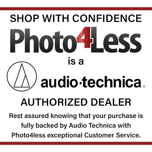 오디오테크니카 Audio-Technica AT2020USB+ Cardioid Condenser USB Microphone + Professional Studio Reference Headphones + Cleaning Cloth - Deluxe Mic Bundle