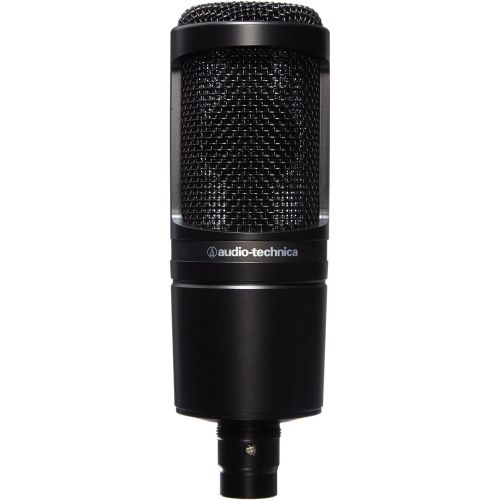 오디오테크니카 Audio-Technica AT2020 Cardioid Condenser Studio Microphone Bundle with Pop Filter