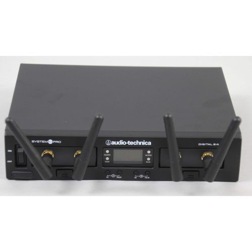 오디오테크니카 Audio-Technica System 10 Pro Digital Wireless Digital Dual Lavalier Mic System (ATW-1311/L), Black