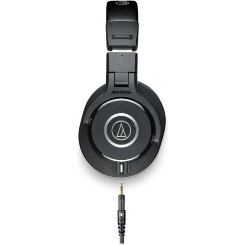 오디오테크니카 Audio-Technica ATH-M40X Professional Headphones Bundle with Knox Gear Aluminum Stand and Hard Shell Case Bundle (3 Items)
