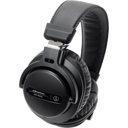 오디오테크니카 Audio-Technica ATH-PRO5XBK Professional Over-Ear Closed-Back Dynamic DJ Monitor Headphones, Black