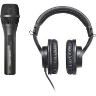 Audio-Technica AT-EDU25 Working and Learning from Home Pack with AT2005USB Cardioid Dynamic USB/XLR Microphone and ATH-M20x Headphones (ATEDU25)