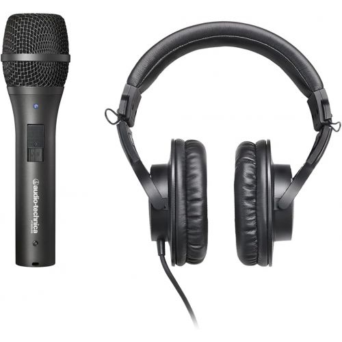 오디오테크니카 Audio-Technica AT-EDU25 Working and Learning from Home Pack with AT2005USB Cardioid Dynamic USB/XLR Microphone and ATH-M20x Headphones (ATEDU25)